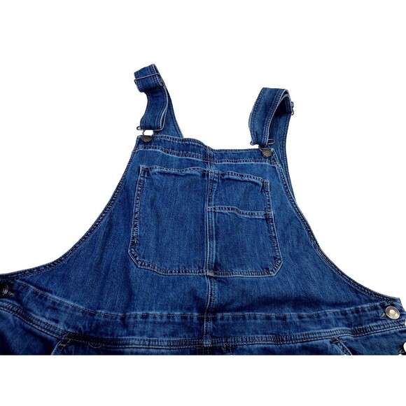 Blue Mountaiin Blue Jean Overalls Big Tall Men 3X Distressed Western Chore Work - Picture 10 of 15